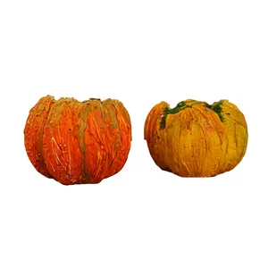 جاشمعی طرح کدو حلوایی مجموعه 2 عددی