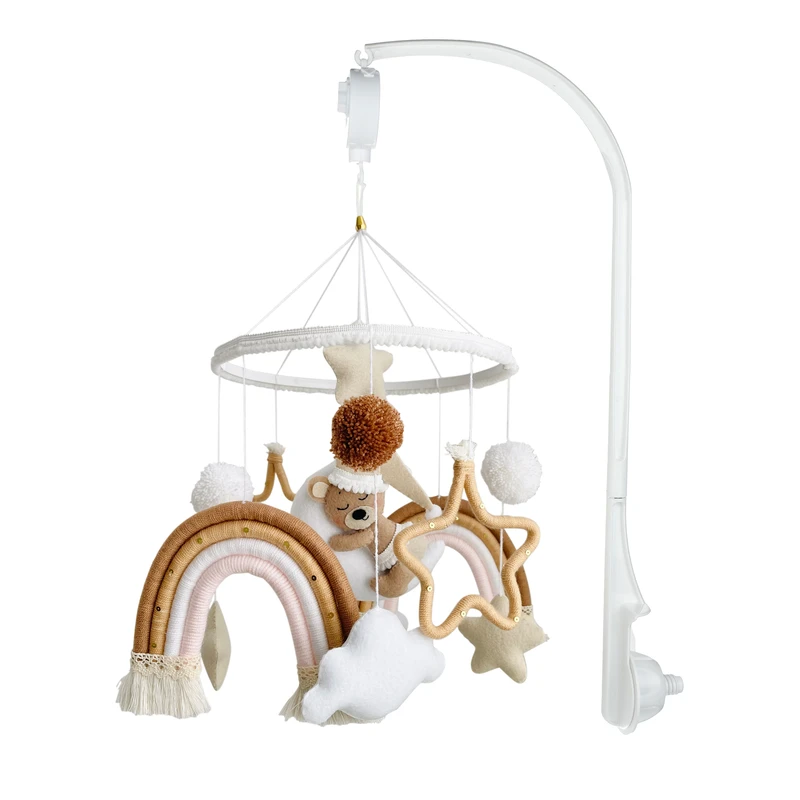 آویز تخت کودک مدل موزیکال طرح ستاره