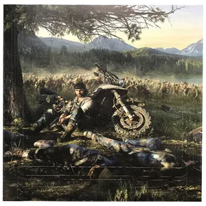 برچسب پلی استیشن ۴ پرو پاندا مدل Days Gone