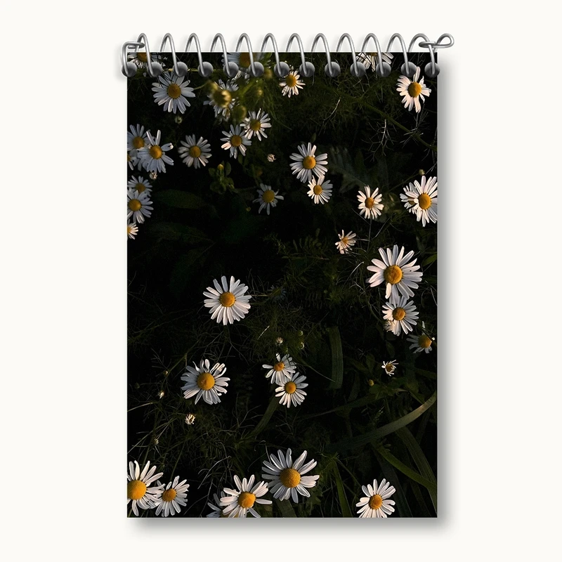 دفتر یادداشت 50 برگ خندالو مدل گل بابونه کد F1382