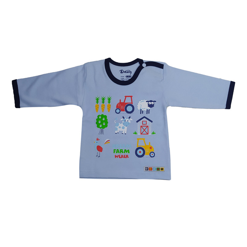 ست تی شرت و شلوار نوزادی مدل فارمر