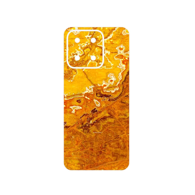 برچسب پوششی ماهوت مدل Gold Marble مناسب برای گوشی موبایل آنر X5b Plus