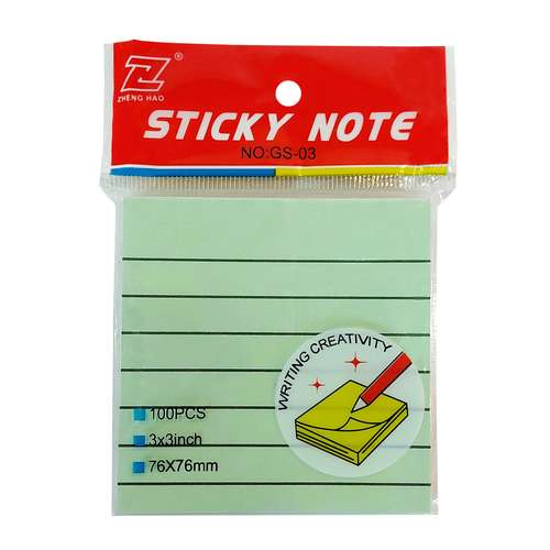 کاغذ یادداشت چسب دار استیک نوت مدل پاستل لاین