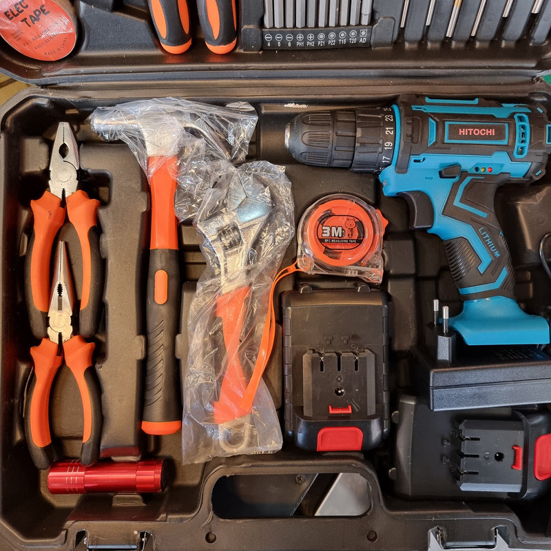 مجموعه 130 عددی دریل شارژی هیتوچی مدل HITO2022