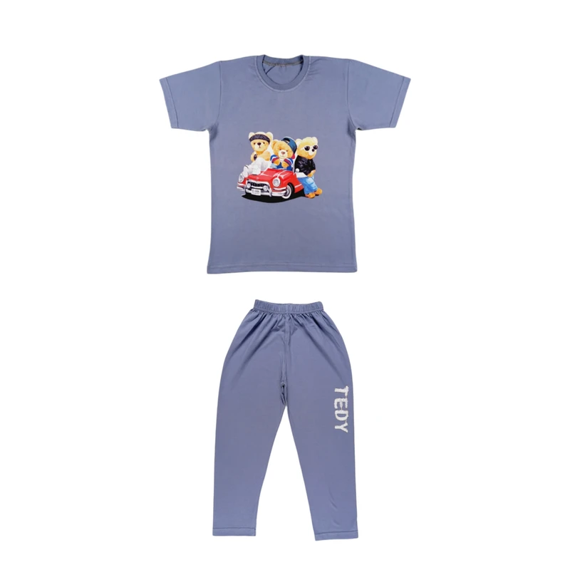 ست تی شرت و شلوار پسرانه مدل 601010T3