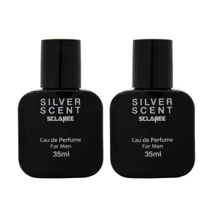 عطر جیبی مردانه اسکلاره مدل  Silver scent حجم 35 میلی لیتر مجموعه دو عددی