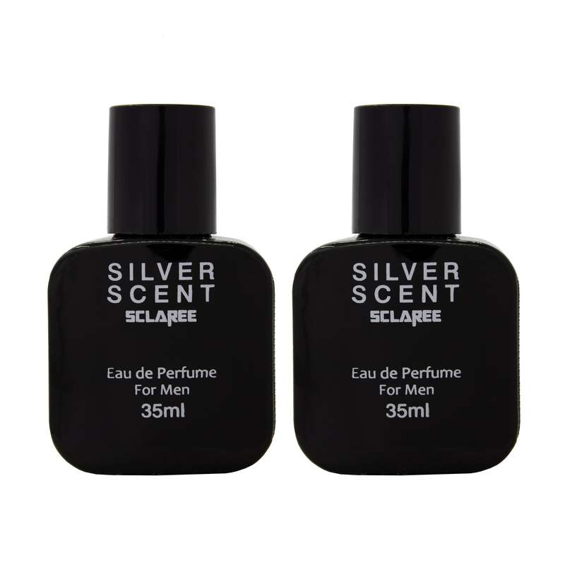 عطر جیبی مردانه اسکلاره مدل Silver scent حجم 35 میلی لیتر مجموعه دو عددی عطر جیبی مردانه اسکلاره مدل Silver scent حجم 35 میلی لیتر مجموعه دو عددی