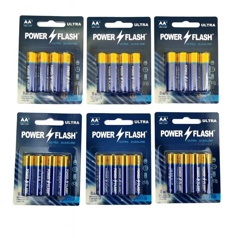 باتری قلمی پاورفلش مدل الترا آلکالاین بسته۲۴ عددی