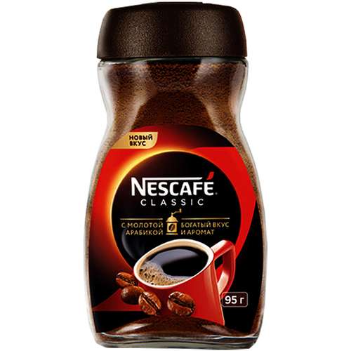 پودر قهوه فوری کلاسیک نسکافه - 95 گرم 