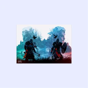 پوستر هومرو مدل فلزی طرح بازی اساسین کرید کد PS231