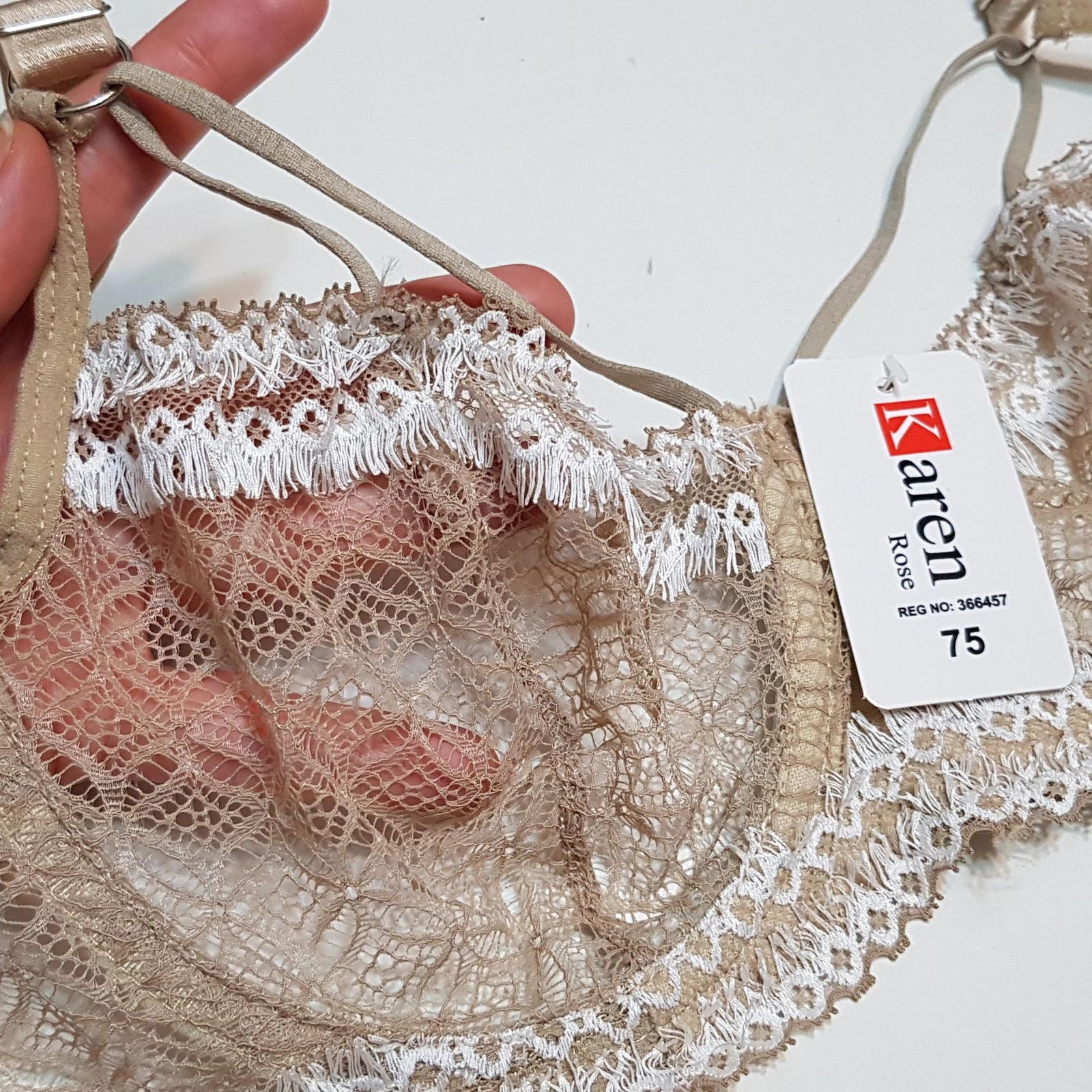 ست شورت و سوتین زنانه کارنا رز مدل هارنس فنردار کد 4863-2052 رنگ کرم -  - 7