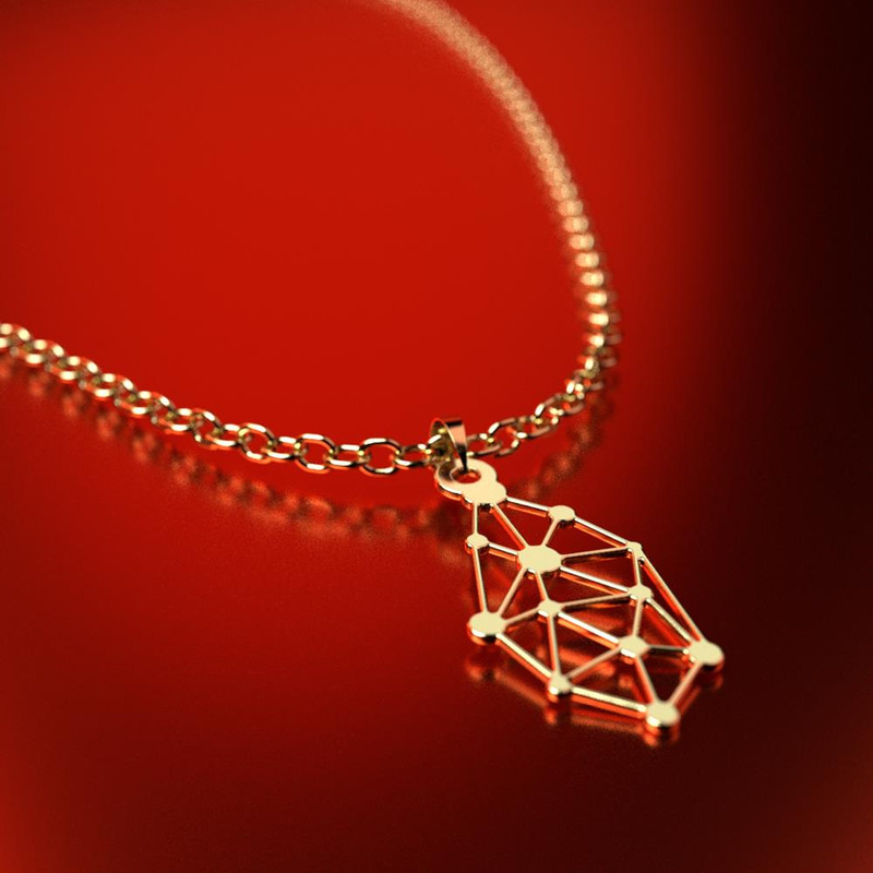 آویز گردنبند طلا 18 عیار زنانه مدوپد مدل هندسی کد PA1-15000 آویز گردنبند طلا 18 عیار زنانه مدوپد مدل هندسی کد PA1-15000