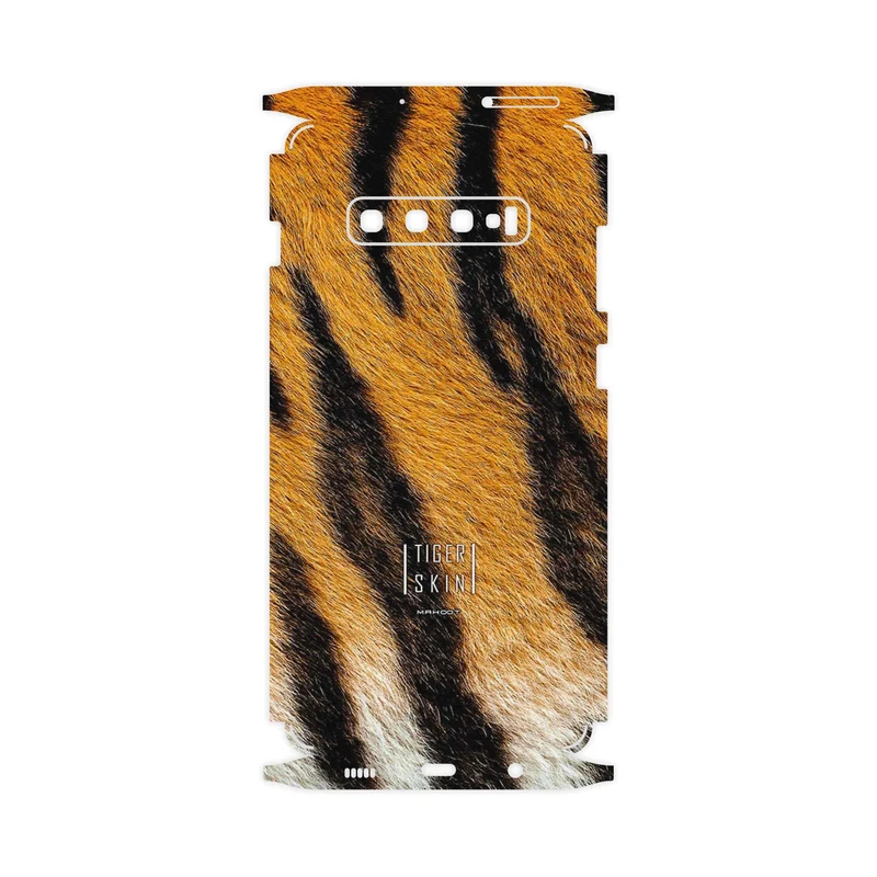برچسب پوششی ماهوت مدل Tiger Skin-FullSkin مناسب برای گوشی موبایل سامسونگ Galaxy S10 Plus