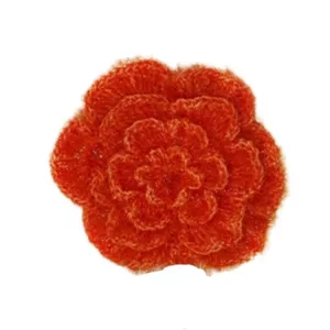 گل بافتنی مدل رز مجموعه 5 عددی 