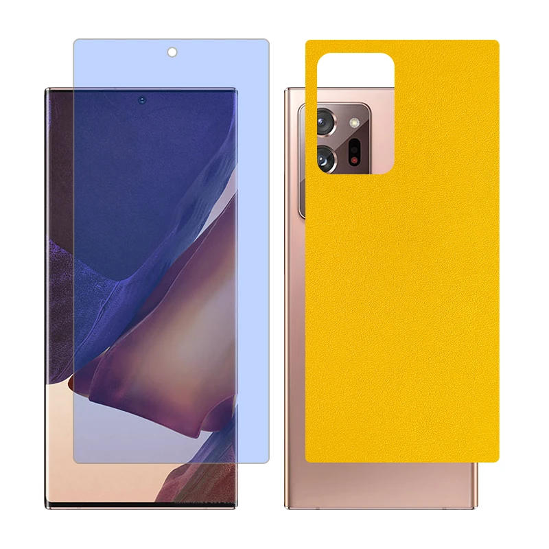 محافظ صفحه نمایش مات آنتی بلو گلس مدل Together مناسب برای گوشی موبایل سامسونگ Galaxy Note20 Ultra 5G به همراه برچسب پوششی پشت گوشی