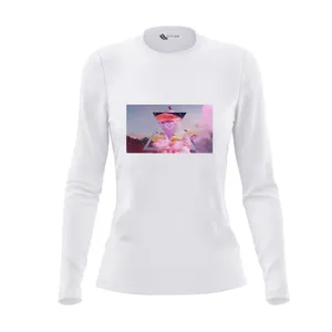 تی شرت آستین بلند زنانه مدل مثلث