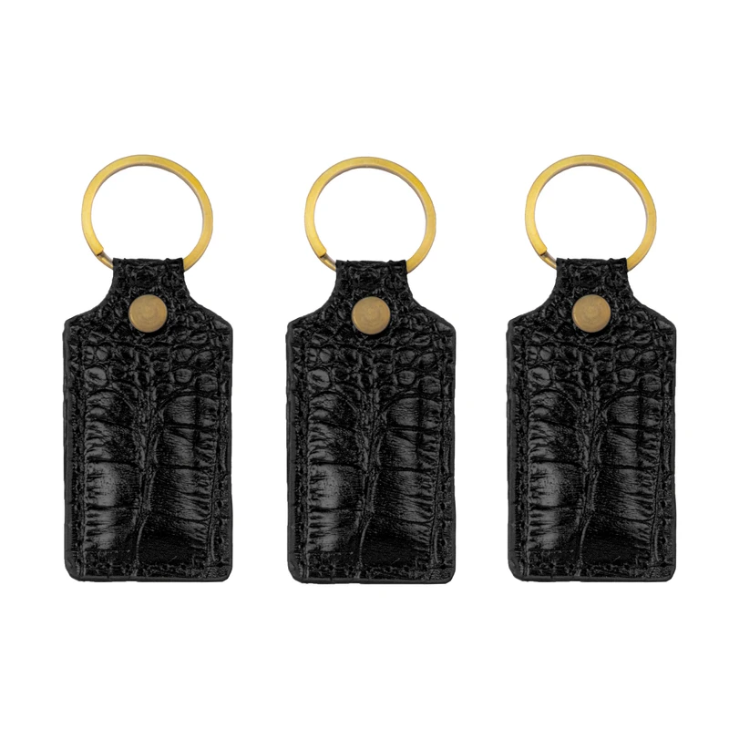 جاکلیدی دستی چرمی چرم عطارد کد C17 مجموعه 3 عددی