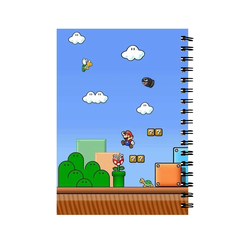 دفتر مشق 60 برگ مدل ماریو کد 025