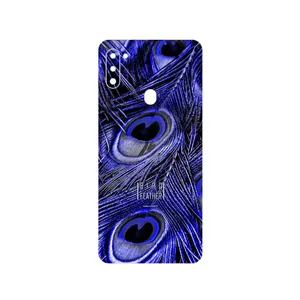 MAHOOT Purple Feather Cover Sticker for Samsung Galaxy M11