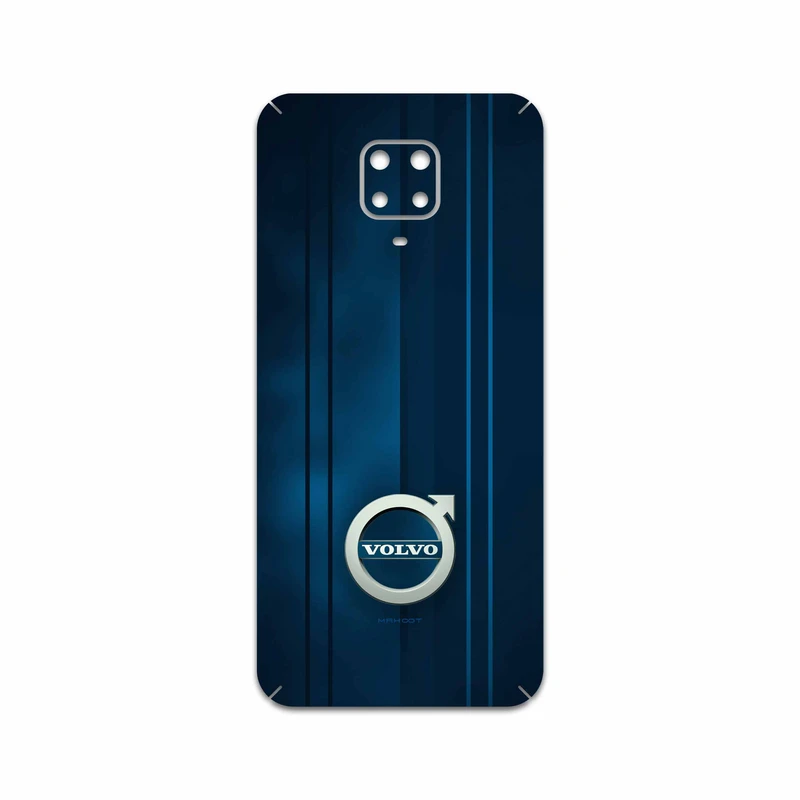 برچسب پوششی ماهوت مدل Volvo مناسب برای گوشی موبایل شیائومی Redmi Note 9 Pro