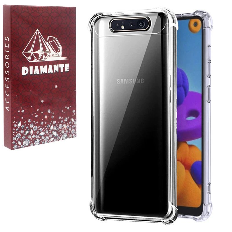 کاور دیامانته مدل بی رنگ مناسب برای گوشی موبایل سامسونگ Galaxy A80
