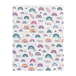 ملحفه کودک آدنو مدل رنگین کمان کد FI29 سایز 100x150 سانتی متر