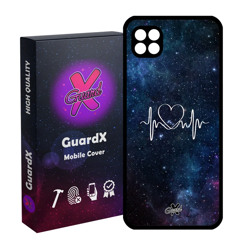 کاور گارد ایکس طرح Love مدل Glass10114 مناسب برای گوشی موبایل سامسونگ Galaxy A22 5G