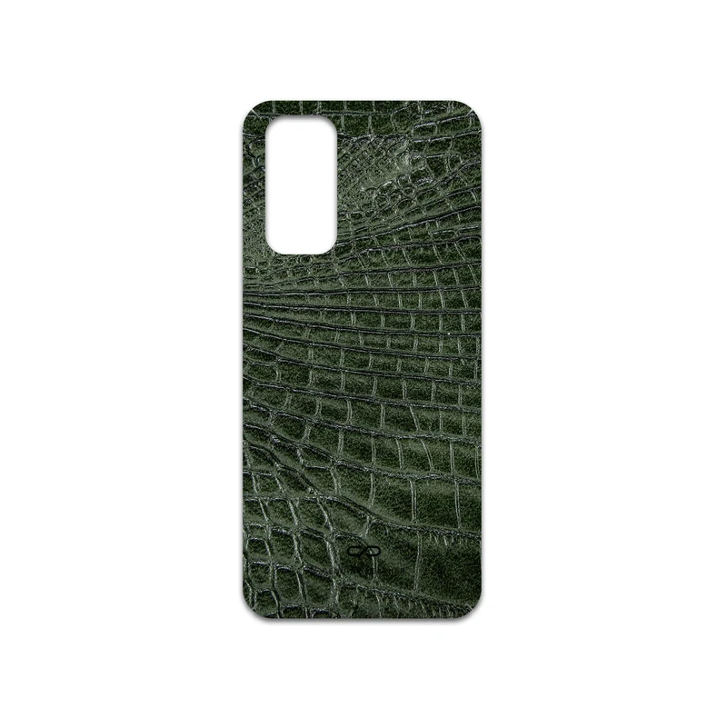 برچسب پوششی ماهوت مدل Green-Crocodile-Leather مناسب برای گوشی موبایل شیائومی Redmi Note 11