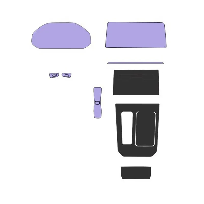 برچسب محافظ مانیتور و کنسول اس ان بلو مدل شاین مناسب برای x55 pro مجموعه 8 عددی