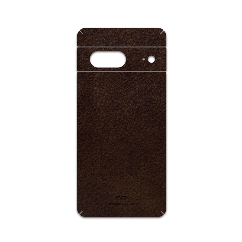 برچسب پوششی ماهوت مدل Dark-Brown-Leather مناسب برای گوشی موبایل گوگل Pixel 7