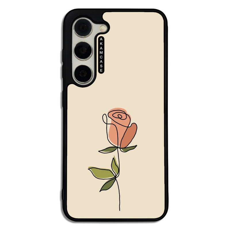 کاور آکام مدل AMC-WSGS23-FLOWERS-21 مناسب برای گوشی موبایل سامسونگ Galaxy S23
