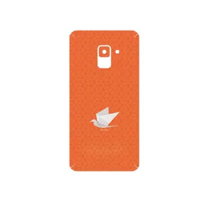MAHOOT Minimalist origami bird Cover Sticker for Samsung Galaxy A8 2018