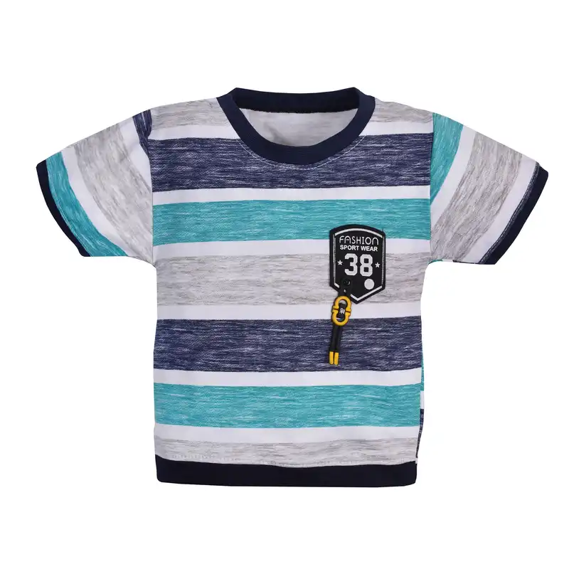 تی شرت آستین کوتاه پسرانه مدل 102 مجموعه 2 عددی