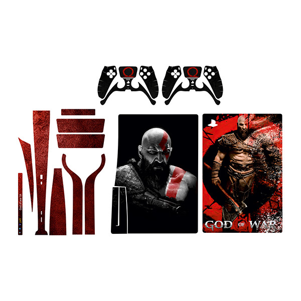 برچسب کنسول بازی  پلی استیشن 5 توییجین وموییجین مدل God of war 04