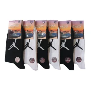 جوراب ورزشی ساق بلند مردانه مدل 1514 بسته 6 عددی