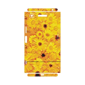 MAHOOT Yellow-Flower-FullSkin Cover Sticker for Sony Xperia XZ1
