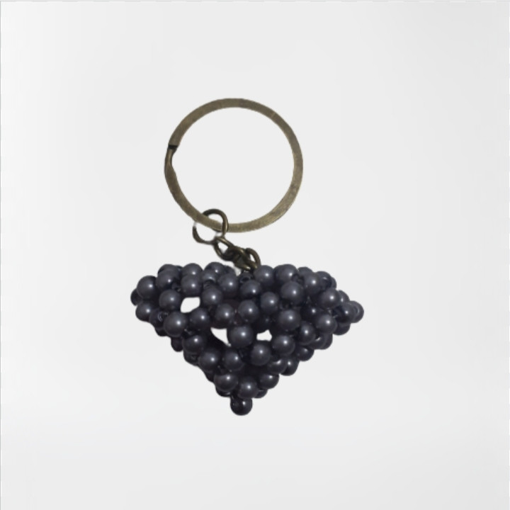 جاکلیدی دخترانه مدل قلب مرواریدی