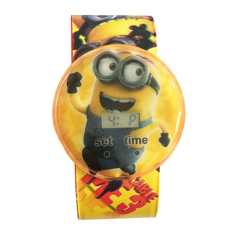 ساعت مچی دیجیتال مدل تاشو طرح مینیون