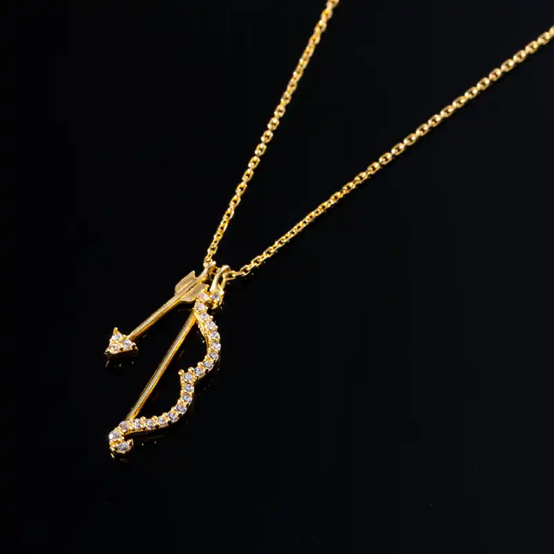 گردنبند طلا 18 عیار زنانه جواهری سون مدل 2119