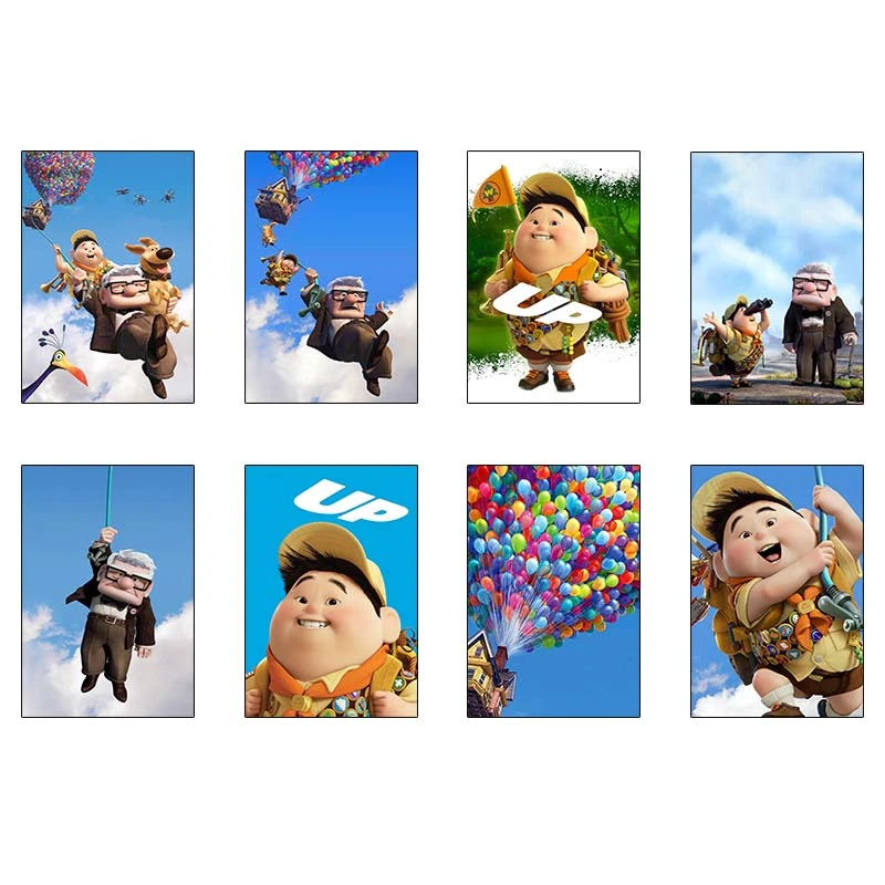 پوستر کارنيکا طرح بالا Up کد 66697 مجموعه 8 عددی