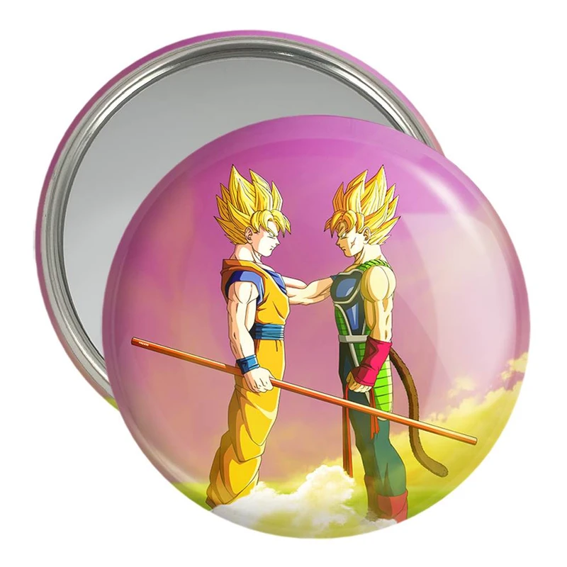 آینه جیبی خندالو مدل گوکو و وجیتا انیمه دراگون بال Dragon Ball  کد 12062