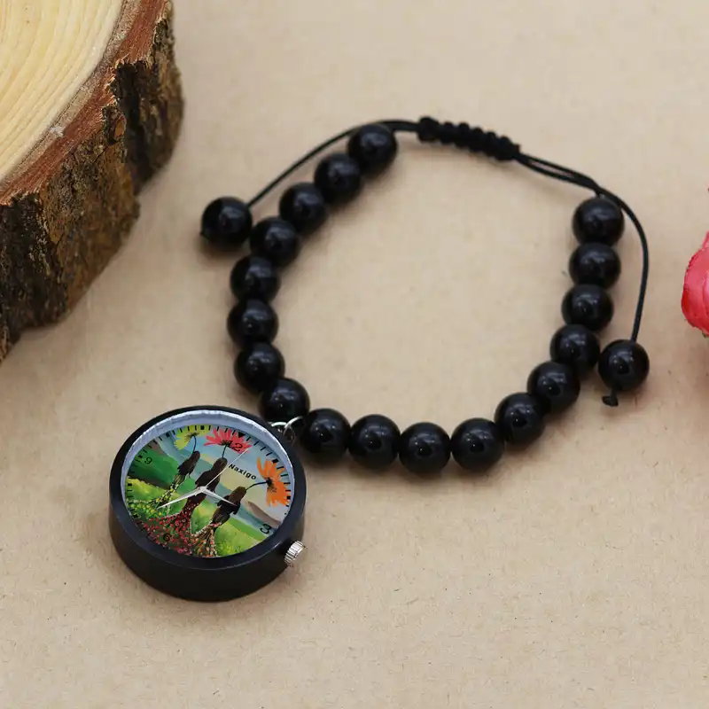 ساعت مچی عقربه ای ناکسیگو مدل گل کد BF12975