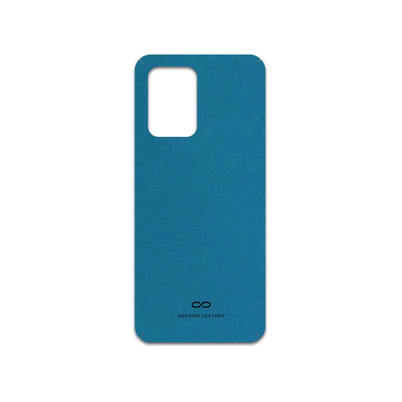 برچسب پوششی ماهوت مدل Blue-Leather مناسب برای گوشی موبایل شیائومی Poco X4 GT