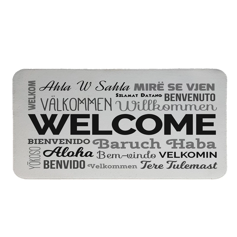  پادری طرح Welcome کد 8483 سایز 110×60 سانتی متر