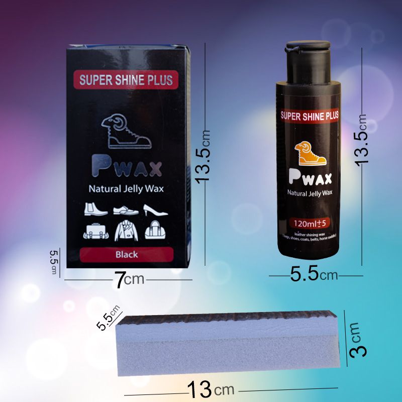 واکس براق کننده کفش پی واکس مدل pwax5plus به همراه اسفنج -  - 2