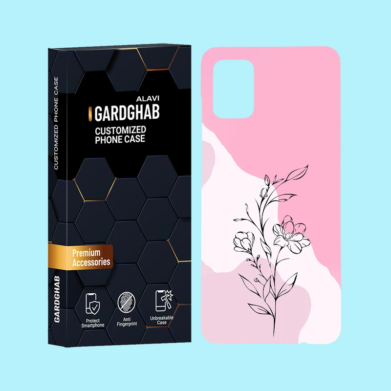 کاور گارد قاب علوی مدل گل مناسب برای گوشی موبایل سامسونگ Galaxy A51 4G