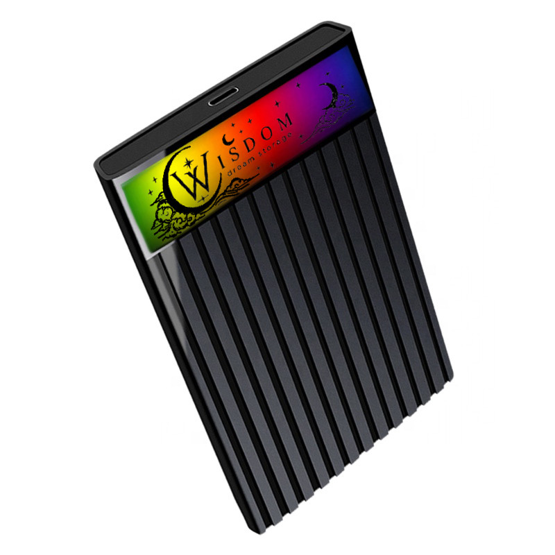هارد دیسک اکسترنال ویزدام مدل dream storage ظرفیت 750 گیگابایت با استاندارد ارتباطی USB 3.1 Gen1