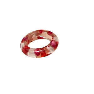 انگشتر دخترانه مدل رزینی کد 12