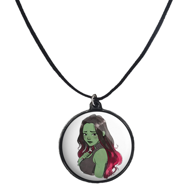 گردنبند پرمانه طرح avengers کد pmb.26274مدل دو طرفه