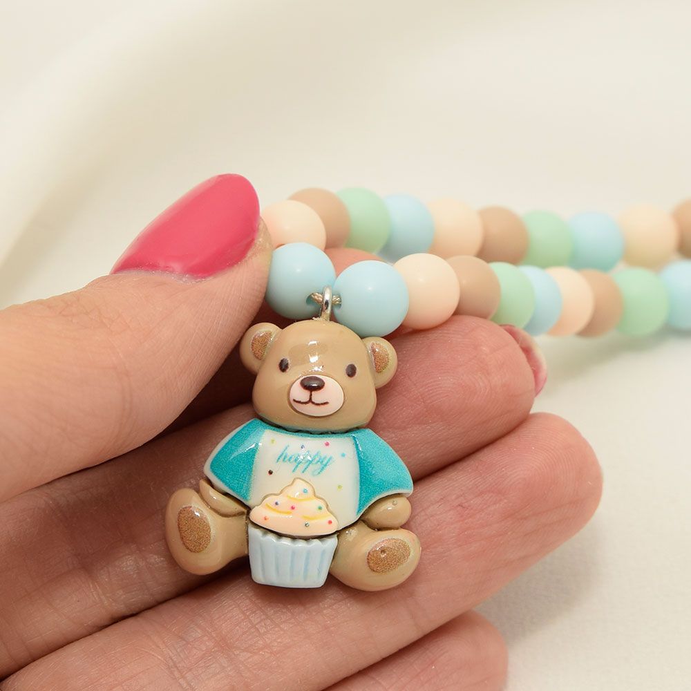 گردنبند دخترانه دلنار گالری مدل Birthday Teddy -  - 3